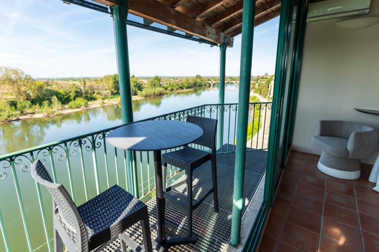 Hotel Restaurant Cote Garonne Le Balcon Des Dames - Tonneins Fauillet Marmande - Vue Panoramique Bord De Garonne Chambres Climatisees Exterior photo